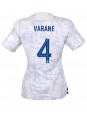 Ženski Nogometna dresi replika Francija Raphael Varane #4 Gostujoči SP 2022 Kratek rokav